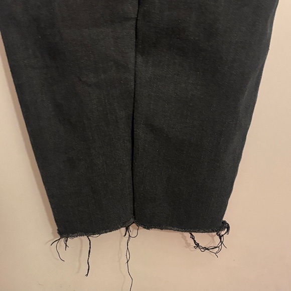 Hidden Denim Black Skinny Distressed Jeans Raw Hem Size 26 - Picture 11 of 13